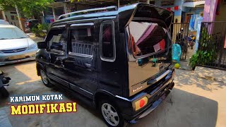 Proses Modifikasi Karimun Kotak Pasang Body kit dan Spoiler Vlog [upl. by Scurlock823]