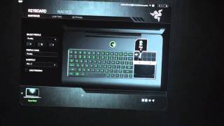 Razer Blade Switchblade User Interface Panel Handson [upl. by Llovera350]