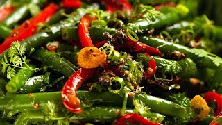 Yotam Ottolenghis Green Bean Salad [upl. by Ahsocin]