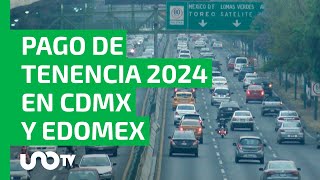 Pago de tenencia 2024 en CDMX y Edomex exentos y todo lo que debes saber del trámite [upl. by Nixon]