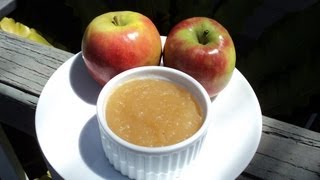 HOMEMADE APPLE SAUCE RECIPE [upl. by Namlak]