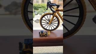 Gravel Bike Vs Many Trucks 😱😱bike bicycle truck [upl. by Polad]