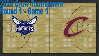 2024 Crow NBA Tournament 13 Charlotte Hornets vs 4 Cleveland Cavaliers  Game 1 [upl. by Llevaj921]