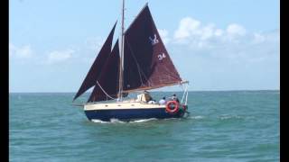 Yarmouth 23 Gaff Cutter Sea Trial in the Indian Ocean [upl. by Constancia]