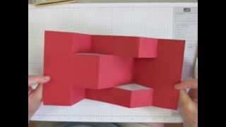 How to Make a Trifold Shutter Card Base [upl. by Saddler]