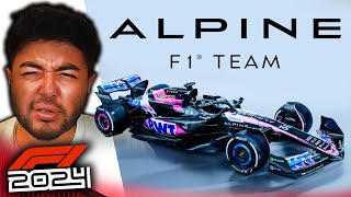 Alpine F1 2024 Car Launch A524 Livery Reveal  F1 2024 Car Launch LIVE [upl. by Ecinnej167]