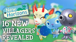 16 NEW VILLAGERS You Can Get in Animal Crossing New Horizons [upl. by Esineg]