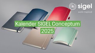 Kalender SIGEL Conceptum 2025  SIGEL [upl. by Hawkie]