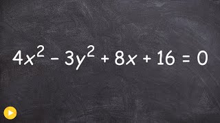 How to find the foci center and vertices and asymptotes of a hyperbola [upl. by Nnylecyoj587]