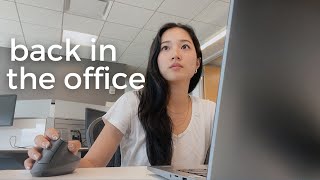 back in the office after COVID19 big 4 accountant  VLOG [upl. by Tengler]