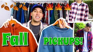 FALL CLOTHING HAUL 9 NEW FALL FASHION PICKUPS  FLANNELS  JACKETS  HOODIES [upl. by Annaitsirhc]