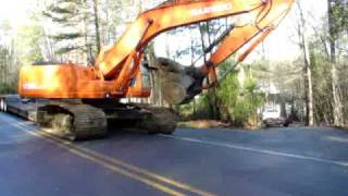 Unloading the Excavator [upl. by Olvan]