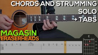 Eraserheads  Magasin Guitar Tutorial SOLO CHORDS AND STRUMMING  TABS [upl. by Annor]