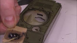 Meng Models 135 M4A3E2 Jumbo Sherman MILITARY MODELLER Paul BUDDY BUILD Update 5 Painting [upl. by Senoj]