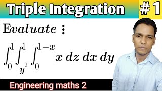 130 triple Integration Engineering maths 2 in hindi [upl. by Sybley387]