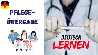 Pflegeübergabe mit Quiz Fieber erkennen und wichtige Vokabeln lernen I Deutsch in der Pflege [upl. by Nally]