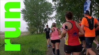 212 K In Race For Treadmill  SemiMarathon de La Baie du MontSaint Michel [upl. by Meng740]