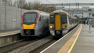 Trains at Cambridge North WAML amp Fen line 141223 [upl. by Ahtnama]