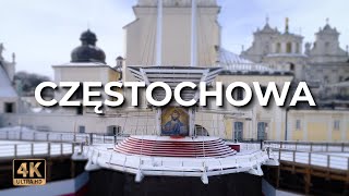 Częstochowa z drona  Zima  LECE W MIASTO™ 4k [upl. by Nessah]