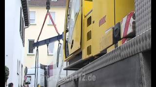 Festgefahren LKW Bad Kreuznach Innenstadt Bergung [upl. by Sigmund901]