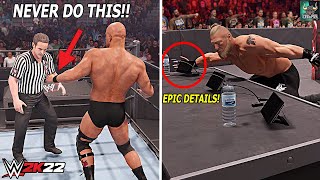 WWE 2K22 vs WWE 2K20  Details Comparison [upl. by Lancelot561]