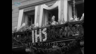 Polish episcopate at religious ceremony in Gniezno 1950 [upl. by Nednal]