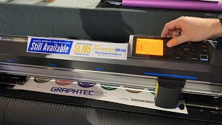 NEW Graphtec CE700060 Print Cut Feature LIVE [upl. by Auqenat]