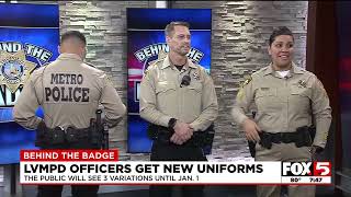 Behind the Badge LVMPD debuts new uniforms for police officers [upl. by Reed]