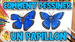 Comment dessiner un PAPILLON étape par étape [upl. by Chap]