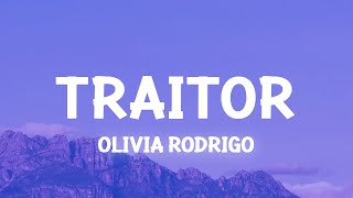 Olivia Rodrigo  traitor Lyrics [upl. by Atidnan]