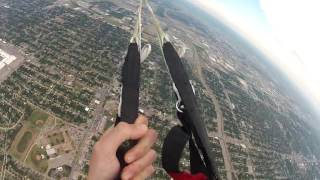 Skydiver Loses Parachute During Flight [upl. by Sanderson]