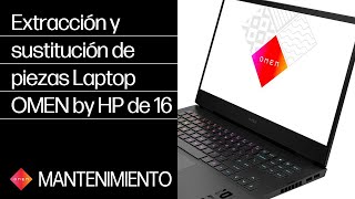 Extracción y sustitución de piezas Laptop OMEN by HP de 16 Mantenimiento de equipos HP HP Support [upl. by Crifasi610]