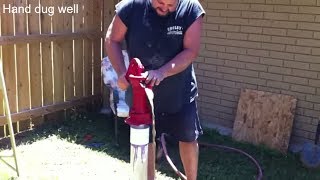 How to drill a shallow well by hand never be without water [upl. by Azarria]