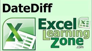 Microsoft Excel Calculate the Difference Between Two Dates and DATEDIF Function [upl. by Ramirolg]