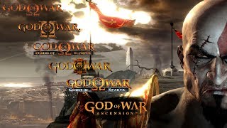 God of War Greek Saga  All Weapons and Powers [upl. by Einafpets]