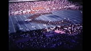 1973 Texas Aggie Band v t u Kyle Field Midfield Cross Thru Maneuver AggieBand FTAB Aggies [upl. by Bobbye]