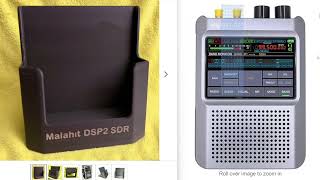 Malahit DSP2  DSP1 SDR Desktop Stand HF Radio  Shortwave Scanner Stand [upl. by Ahsinik844]