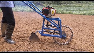 make a simple plow machine at home [upl. by Ancier]