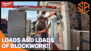 FAILED PORCH REBUILD… BLOCK WORK Pt 5 [upl. by Kcirej]