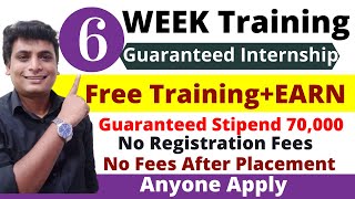 Free 6 Week Training  Guaranteed Internship Stipend For Student  Paytm  BEBtech Mca MBA BCA BBA [upl. by Llertniuq]