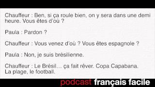 Apprendre le français  dialogue en francais facile quotprendre le taxiquot [upl. by Sarnoff733]