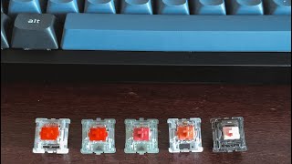 The Quietest Keyboard Switches Comparison [upl. by Pillyhp]