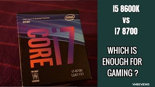 i5 8600k vs i7 8700 nonk Tested in 15 games  2018 [upl. by Dnomyaw747]