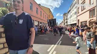 PART 7 Backfischfest Parade 2024 in Worms A Spectacular Display of Tradition and Community [upl. by Coit808]