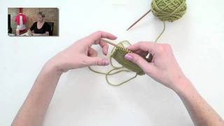 Knitting Help  Backwards Loop CastOn [upl. by Maximo]