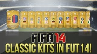 FIFA 14  How to get CLASSIC KITS in FUT14 [upl. by Anirok329]