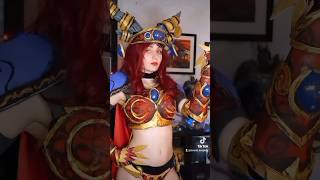 🔥🥵 Alexstraszas Cosplay worldofwarcraft wow alexstrasza alexstraszacosplay [upl. by Sivet]