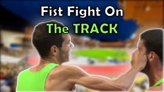 Fist Fight on the Track Sports Fights [upl. by Ahsened259]