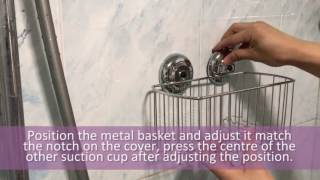 MaxHold Suction Cup Installation  Rectangular Basket [upl. by Merrily463]