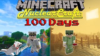 I Survived 100 Days MAKING A NUCLEAR WASTELAND in NUCLEARCRAFT OVERHAUL in Minecraft Hardcore [upl. by Shelli829]